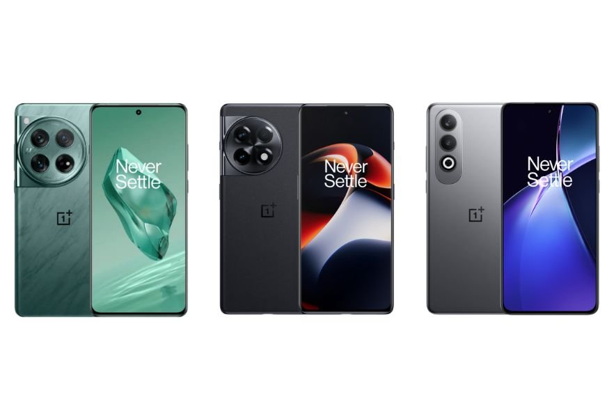 Top 4 OnePlus Smartphones To Buy in 2024; OnePlus 12, OnePlus 11R & Nord CE 3 Top OnePlus Smartphones To Buy in 2024 (Photo Credits: OnePlus India)